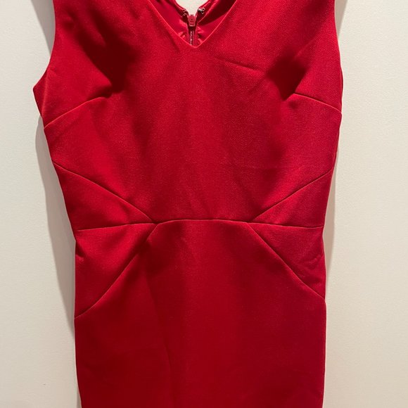 NWOT Banana Republic Red Sheath Dress 2P - Picture 5 of 6